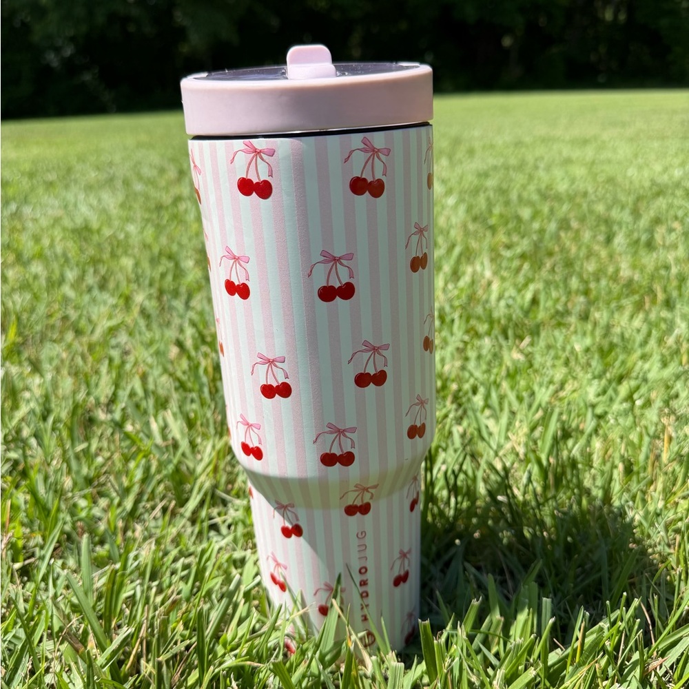 Cherry Hydrojug 40oz Sport